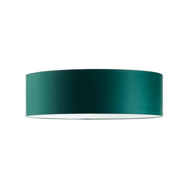 Lampa wisząca Volta Light Factory żyrandol plafon z abażurem walec Butelkowa zieleń JAZZ 60cm 1szt.