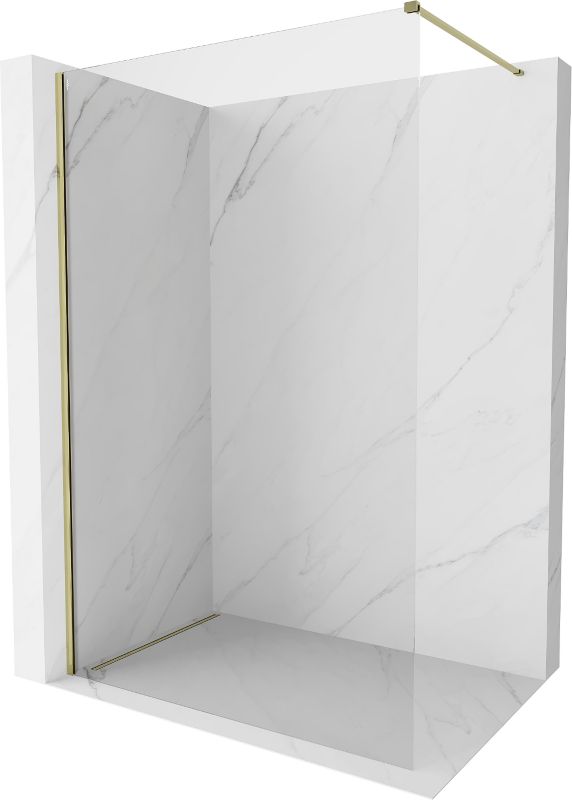 Ścianka prysznicowa Mexen Kioto-X złota transparentna 150x200 cm 800-150-101-50-00-X 1 szt.