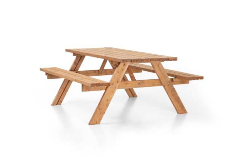 Stół piknikowy AMATA drewniany ogrodowy FSC Rusty Hazel 1 szt.