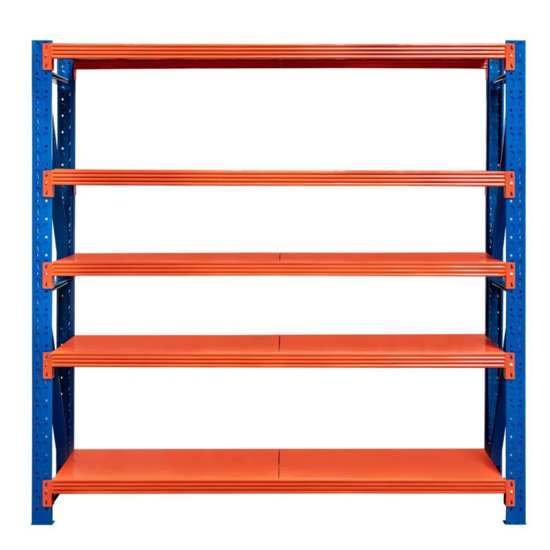 Regał metalowy magazynowy warsztatowy Mega-M FORTIS LIGHT 5-półkowy 200x60x200 cm moduł bazowy 1szt.