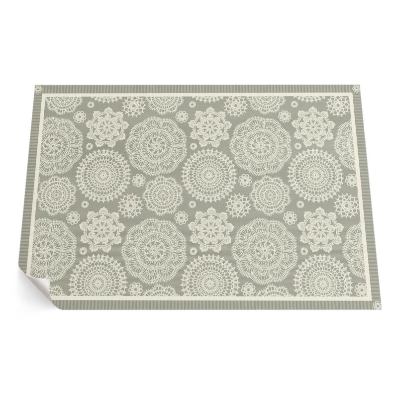 Dywan Winylowy Zewnętrzny ArtPrintCave 60x90 cm Kwieciste mandale dekoracyjny wzór boho 1 szt.