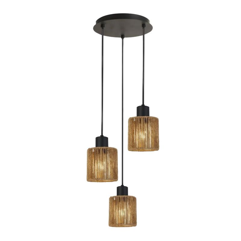 Lampa Sufitowa Wisząca Toolight App1820-3Cpr Czarny