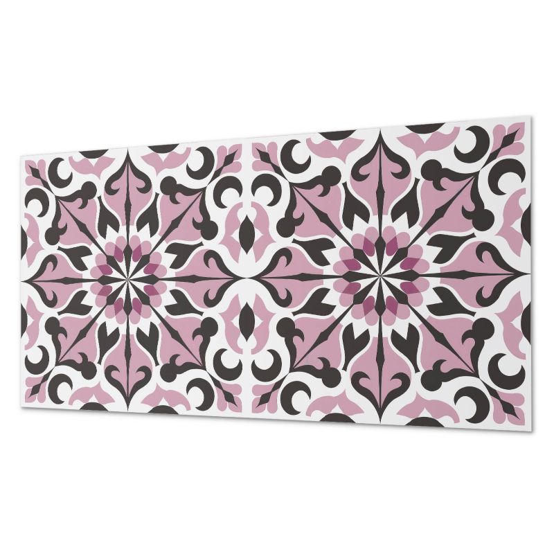 Ścienny Panel PCV Samoprzylepny ArtPrintCave 100x50 cm Wzór roślinny w symetrii 1 szt.