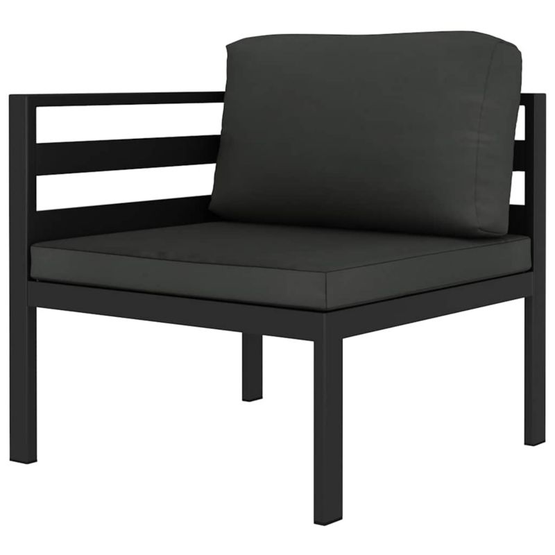 Sofa ogrodowa WaszeMeble z aluminium szara z poduszkami WM-49239 1 szt.