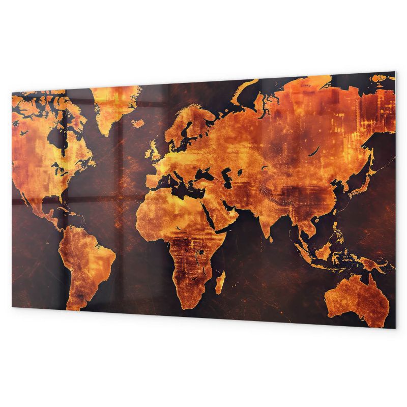 Tablica Magnetyczna Biurowa Tulup 120x60 cm Biurowa mapa Ozdobna, nowoczesna 1 kpl