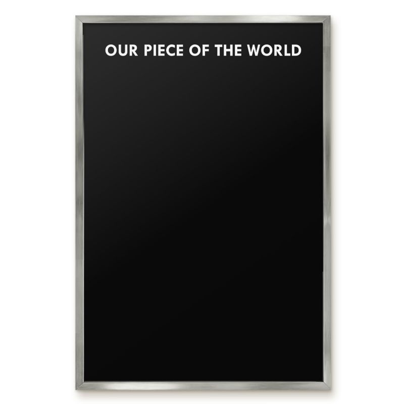 Tablica Magnetyczna W Ramie Tulup 40x60 cm Our piece of the world 7 - Srebrna rama Do salonu, sypialni 1 szt.