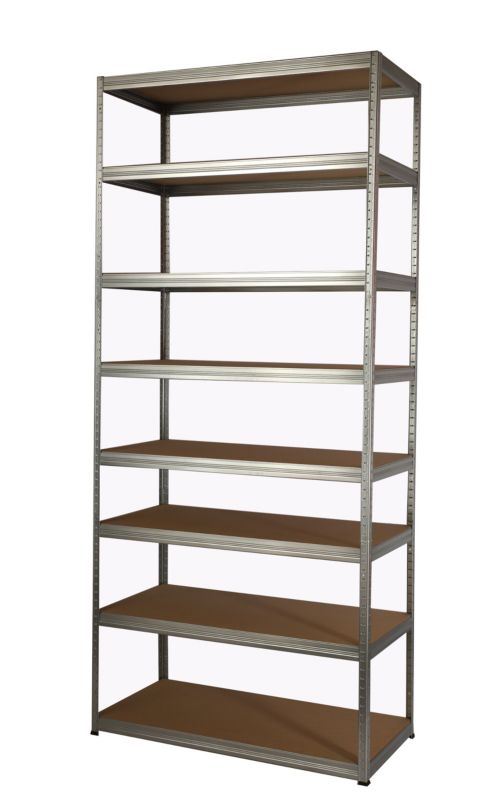Regał metalowy MODO24 magazynowy ocynkowany helios 270x90x35cm 8 półek po 400 kg 1 szt.