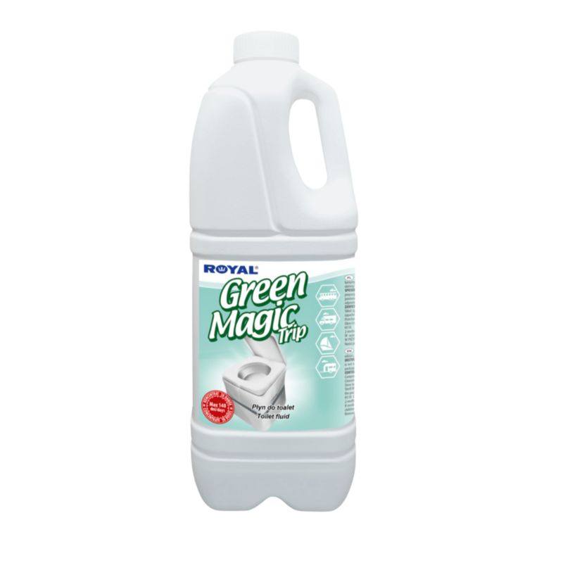 Płyn koncentrat Green Magic Trip zielony 2L do dolnego zbiornika toalety turystycznej 1szt.