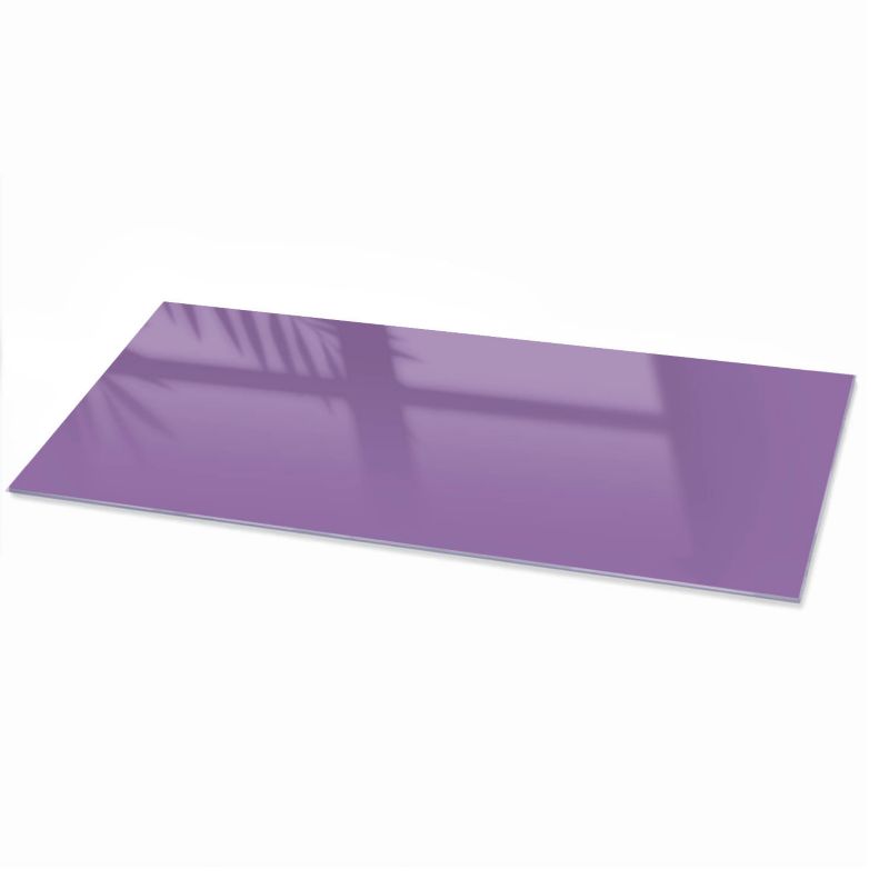 Blat ArtPrintCave 125x50 cm Kolor fioletowy - Szklany Blat na Stół z Nadrukiem Dekoracyjnym 1 szt.