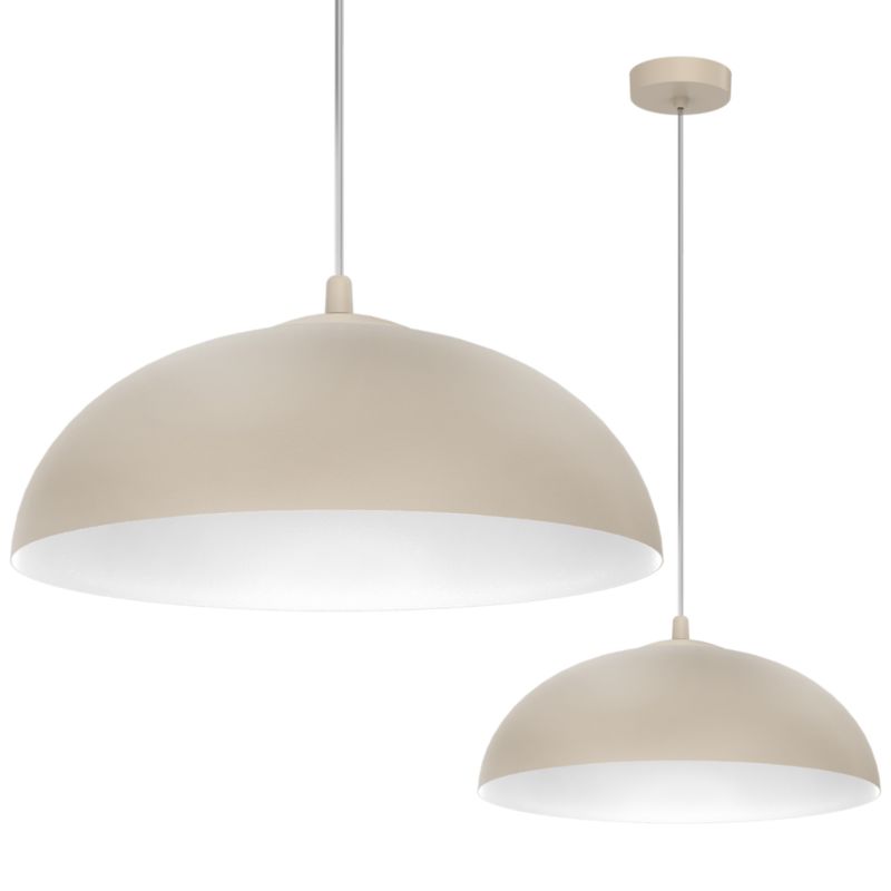 Lampa sufitowa wisząca Light Home LH Misa x E27 kaszmirowy/biały 1szt.