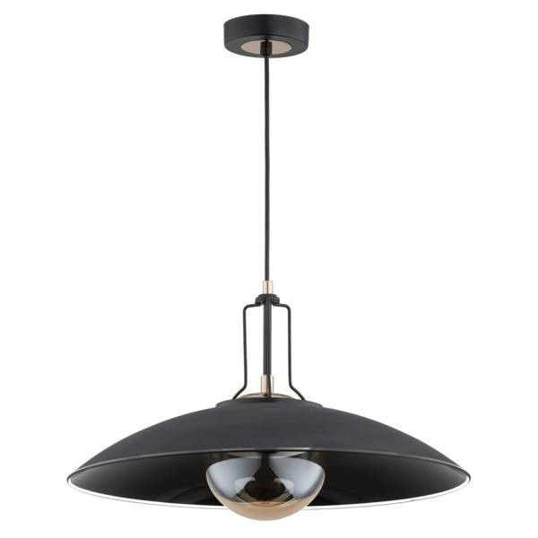 Lampa wisząca Alfa AURUS czarna-stare złoto 1xE14x10W wym:90x47x47cm IP20 -1 szt.