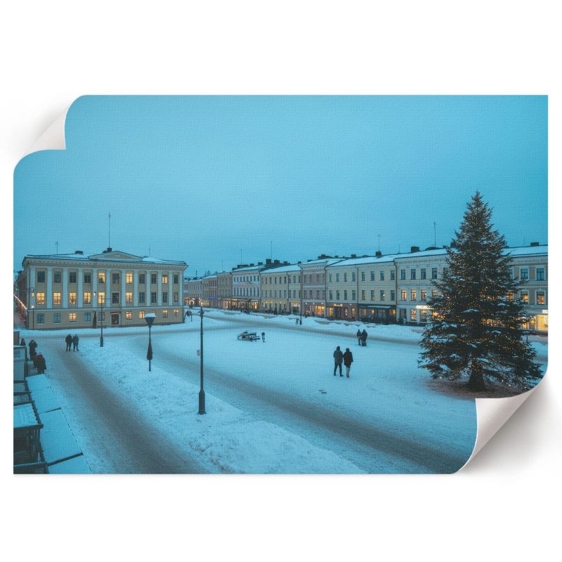 Plakat Ścienny ArtPrintCave 29,7x21 cm Zimowe miasto Dr. Wo 1 szt.