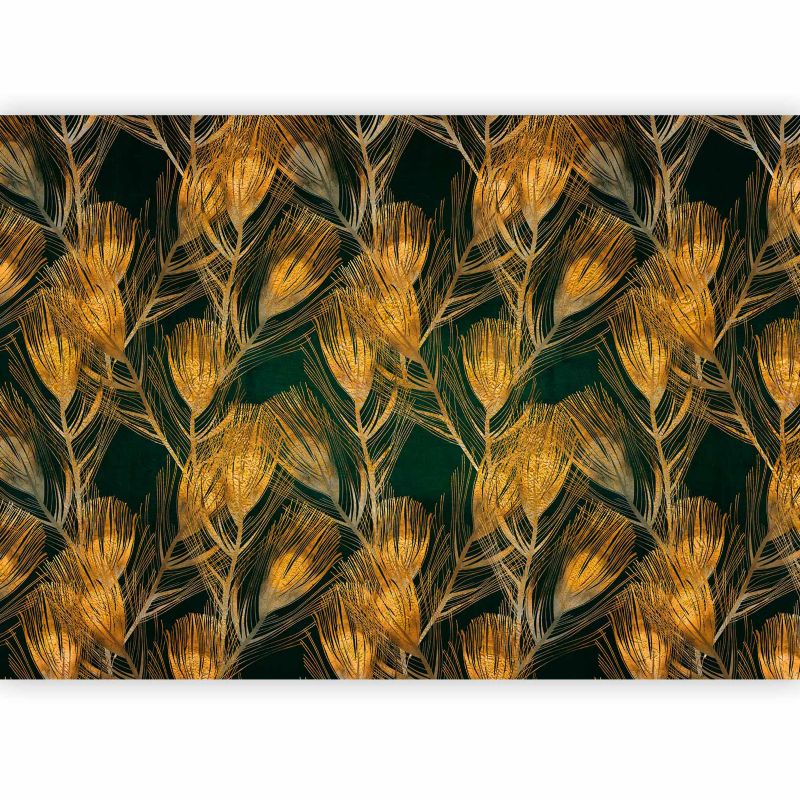 Fototapeta flizelinowa Artgeist 110g/m2 Kwiaty zielona 400x280 (8 części) 10107ac rolka 1 szt