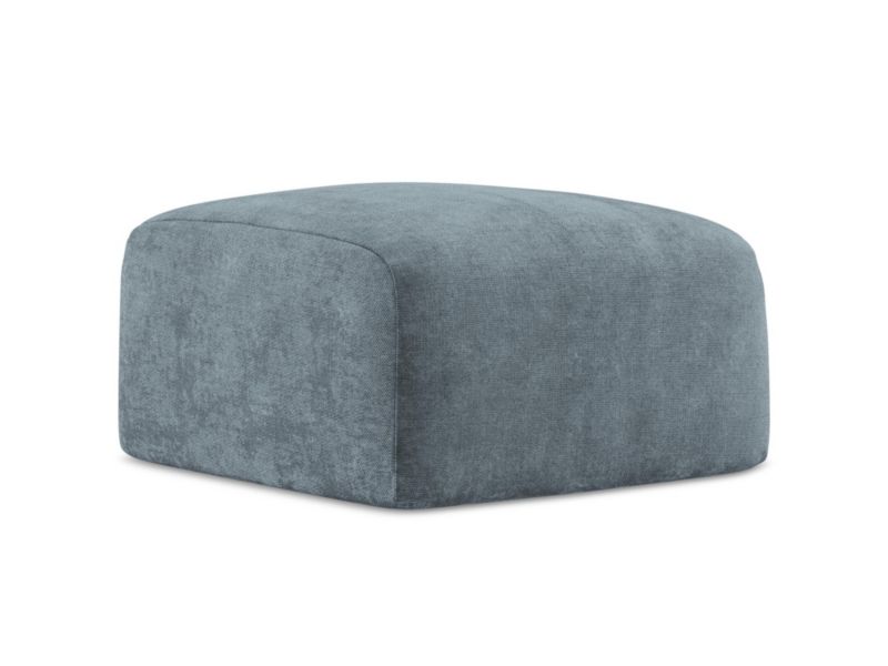 Pufa LaMiaSofa SAVONA z tkaniny szenilowej 65x65 cm jeans 1 szt.