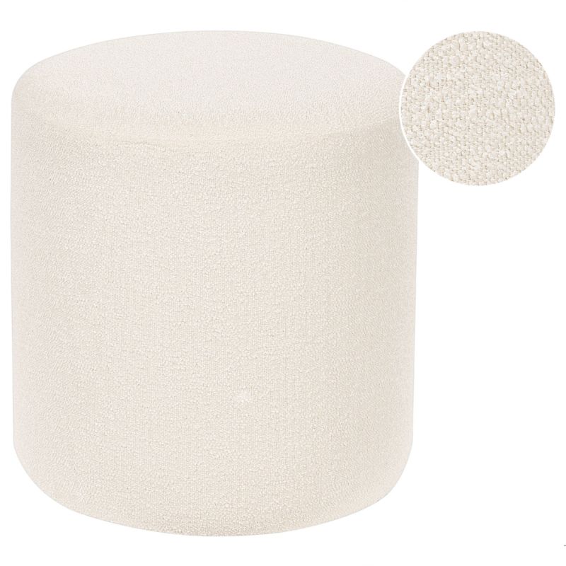 Puf Moab Boucle Biały 41 x 39 cm 1 szt.
