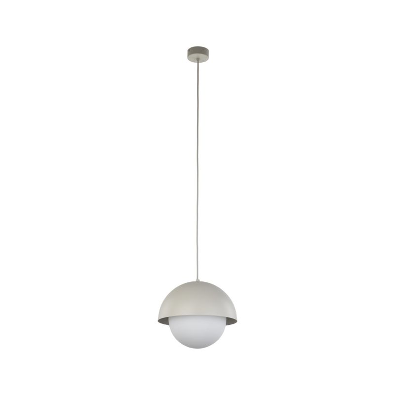 Lampa wisząca Tk-Lighting Bono szara klosze metal kulka szklana biała dyskretne rozproszone światło - 1szt.