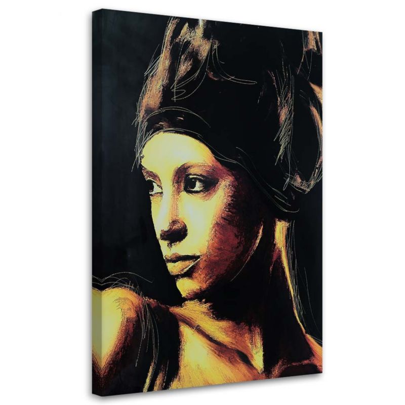 Obraz na płótnie Feeby Kobieta spoglądająca w dal 40x60cm 1szt