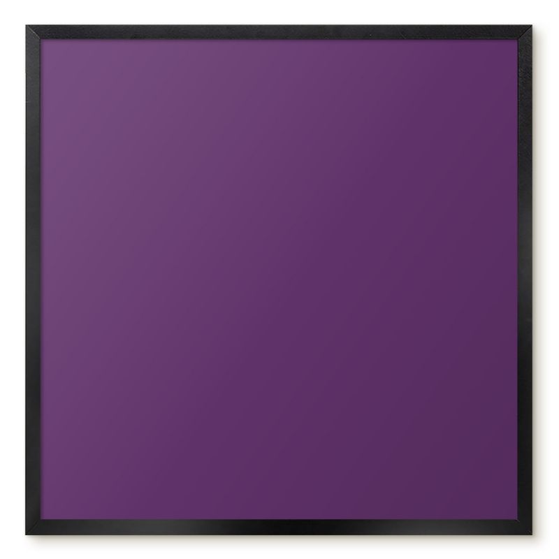 Tablica Na Magnesy Z Podróży Tulup 50x50 cm Mocny fiolet - Czarna rama Do salonu, sypialni 1 szt.