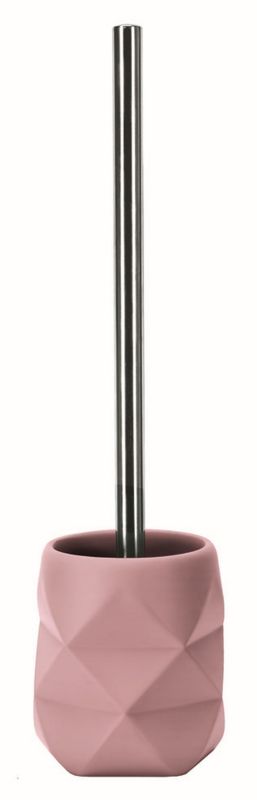 Szczotka toaletowa stojąca Kleine Wolke Crackle różowa poliżywica 1 szt.