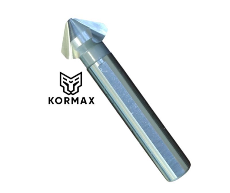 Pogłębiacz stożkowy do metalu Kormax 16,5mm HSS 90 stopni 3-ostrza (C10-NOC-0165) - 1 szt.