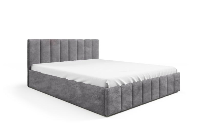 Łóżko SOFELLO LEYLA 120X200 stelaż metalowy boucle , bukla quelle 92 1szt.