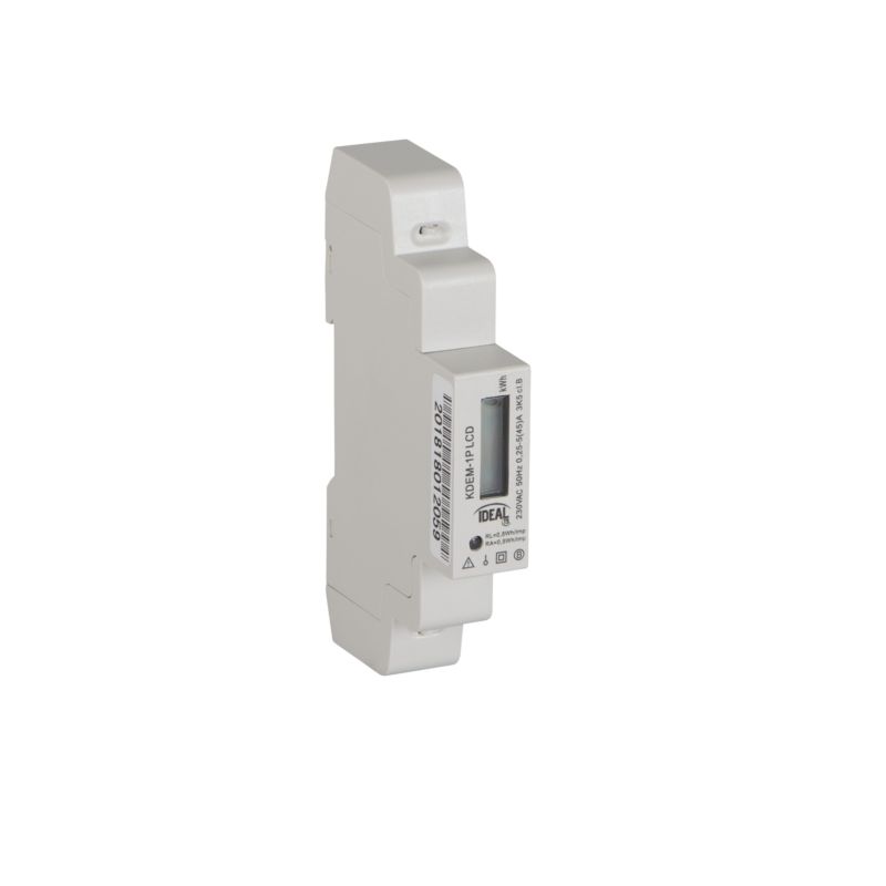Licznik Kanlux Ideal Energii 1-Fazowy 45A 230V Lcd Modułowy Th35 19343 1 szt