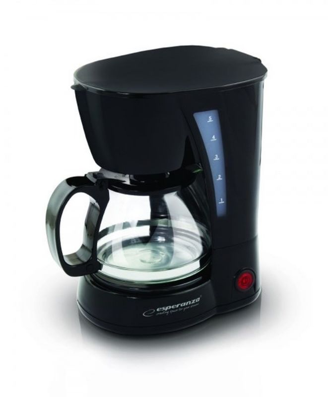 Ekspres do kawy Esperanza Robusta EKC006 0,6L przelewowy czarny 650W 1 szt.