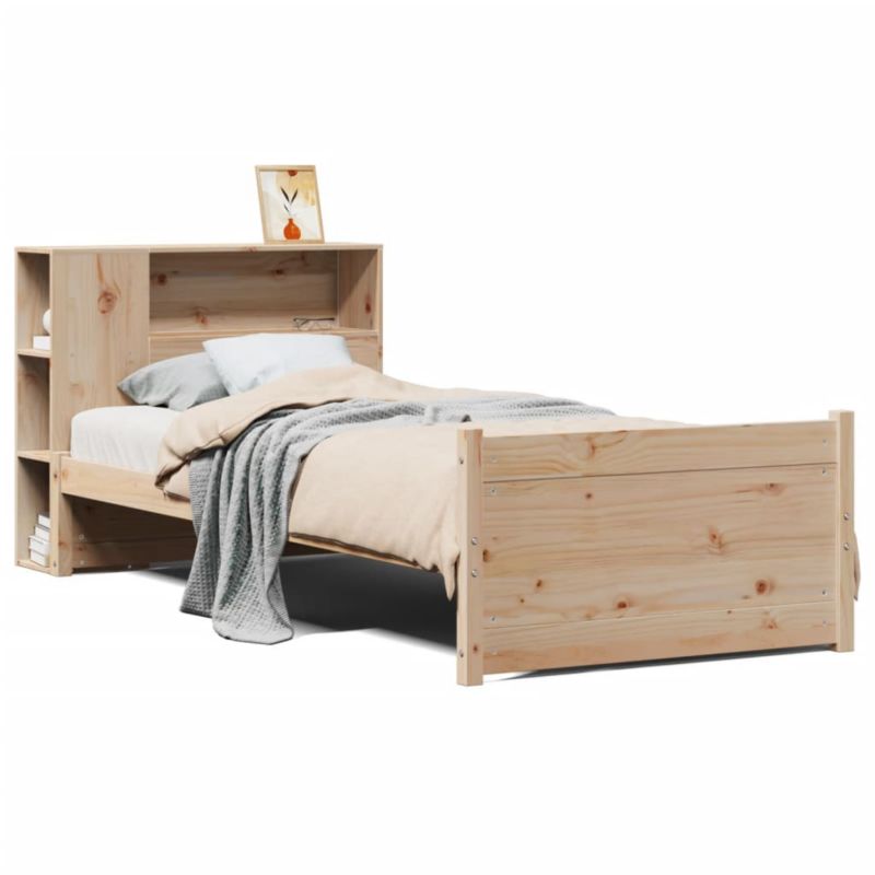 Rama łóżka WaszeMeble 80x200 cm Brązowy sosna WM-3322447 1 szt.