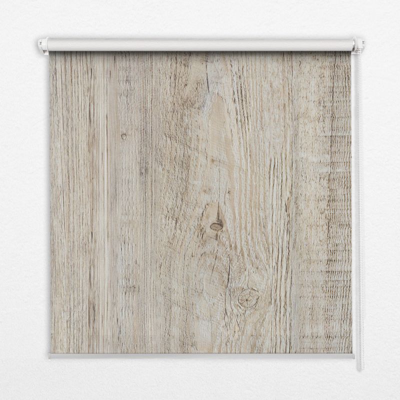 Roleta Dekoracyjna Tulup 80x140 cm Jasne Drewno Montaż do ściany/sufitu 1 szt.