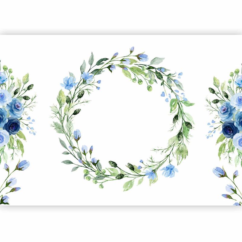 Fototapeta flizelinowa Premium Artgeist 155g/m2 Kwiaty szara 150x105 (3 części) 10125ab rolka 1 szt