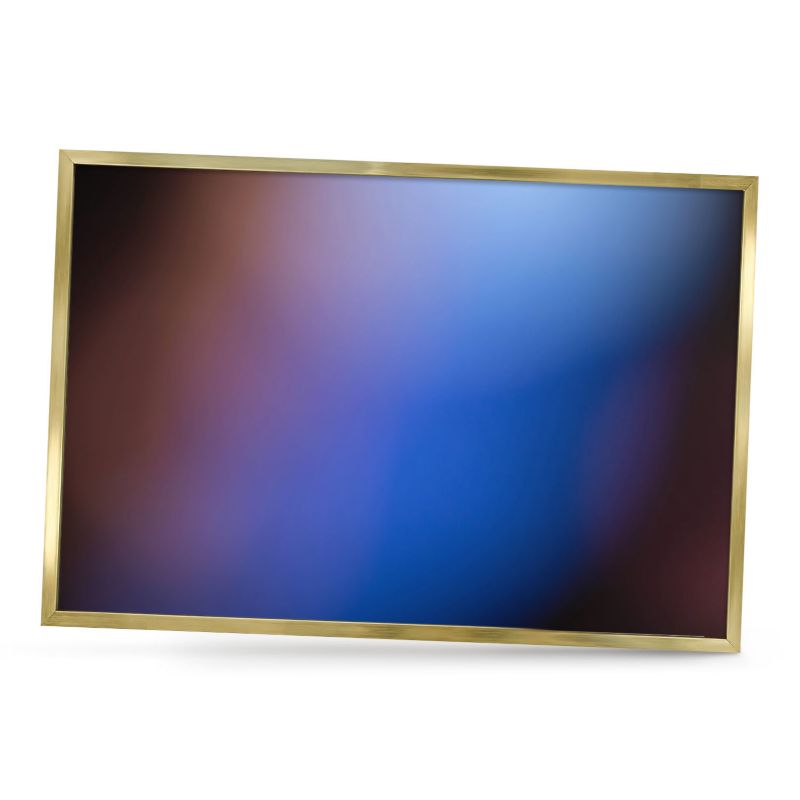 Magnetyczna tablica ozdobna ArtPrintCave 60x40 Kolory równowagi w złotej ramie 1szt