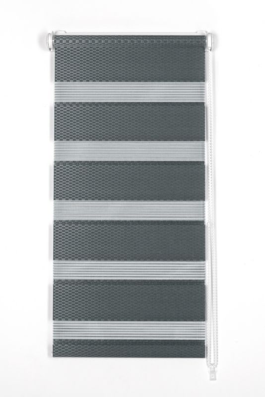 Roleta Dzień i Noc DECORI 55X230 Rattan 3608 grafitowa, 1 szt