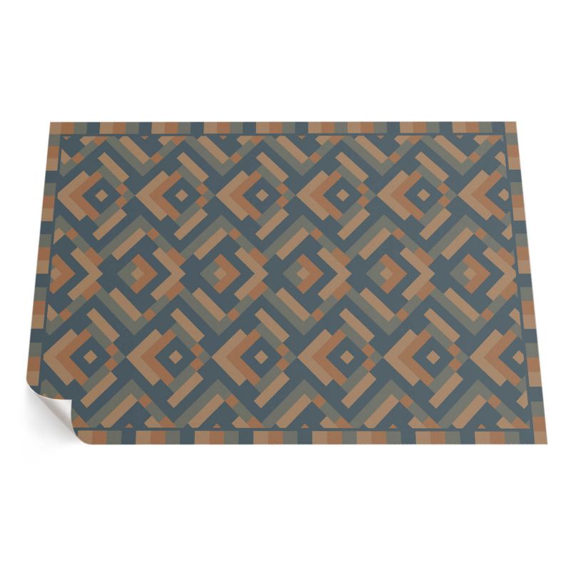 Dywan Winylowy Z Nadrukiem ArtPrintCave 60x90 cm Aztecka geometria wzór vintage boho 1 szt.