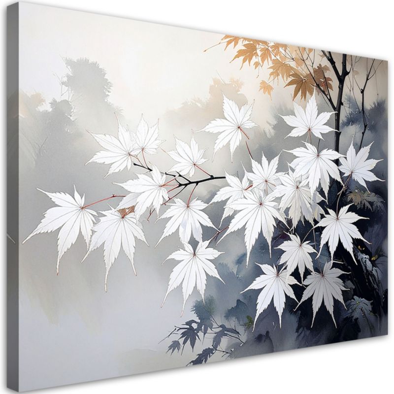 Obraz do salonu sypialni kuchni biura Feeby Liscie klonu japońskiego 90x60cm 1szt