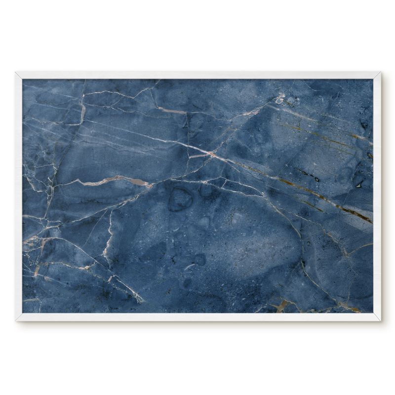 Tablica Magnetyczna Dekoracyjna Tulup 60x40 cm Marmurowa elegancja 1 - Biała rama Do salonu, biura 1 szt.