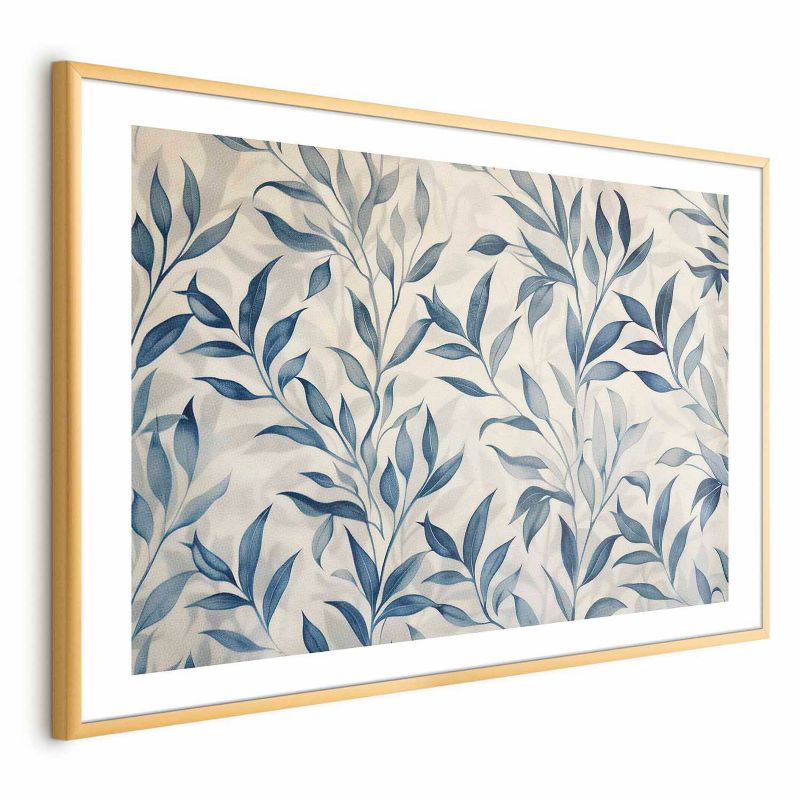 Plakat Artgeist Motyw botaniczny 42x29,7 cm z ramą złotą 1 szt