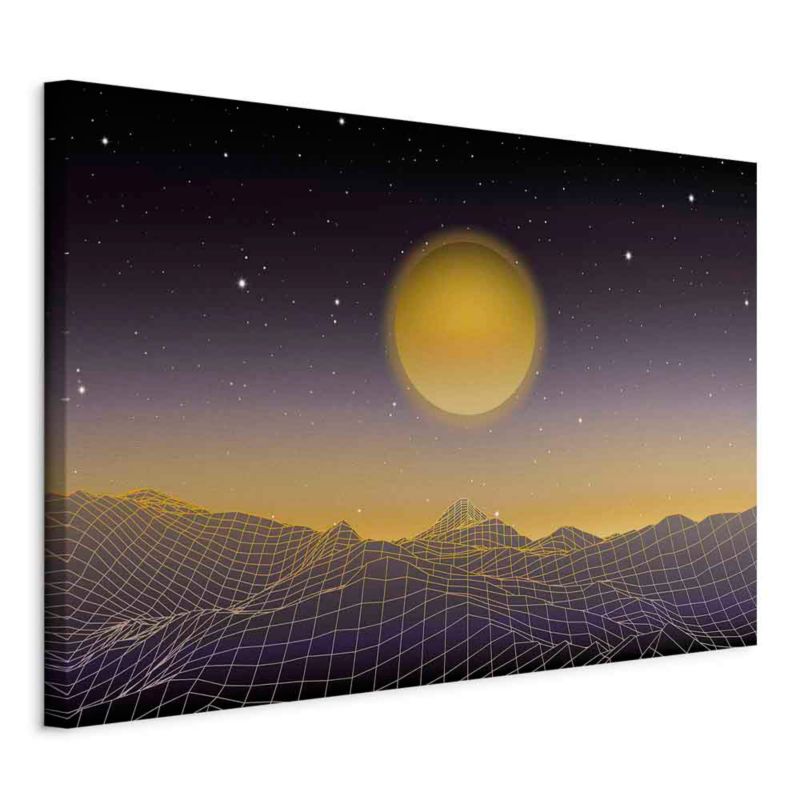 Obraz Artgeist Pejzaż futurystyczny 90 x 60 cm płótno włoskie 1 szt