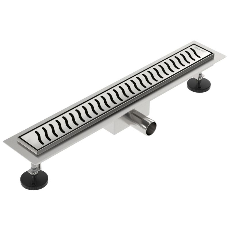 Odpływ liniowy obrotowy SEVANTE z maskownicą WK147 70 cm inox FLAT 1szt.