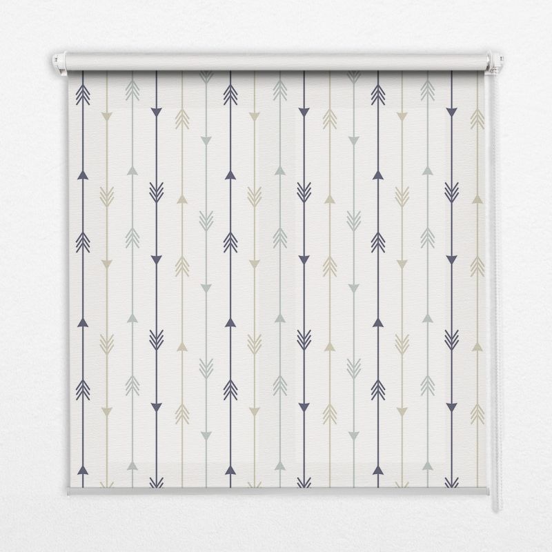 Roleta Do Okien Tulup 110x140 cm Strzały Montaż do ściany/sufitu 1 szt.