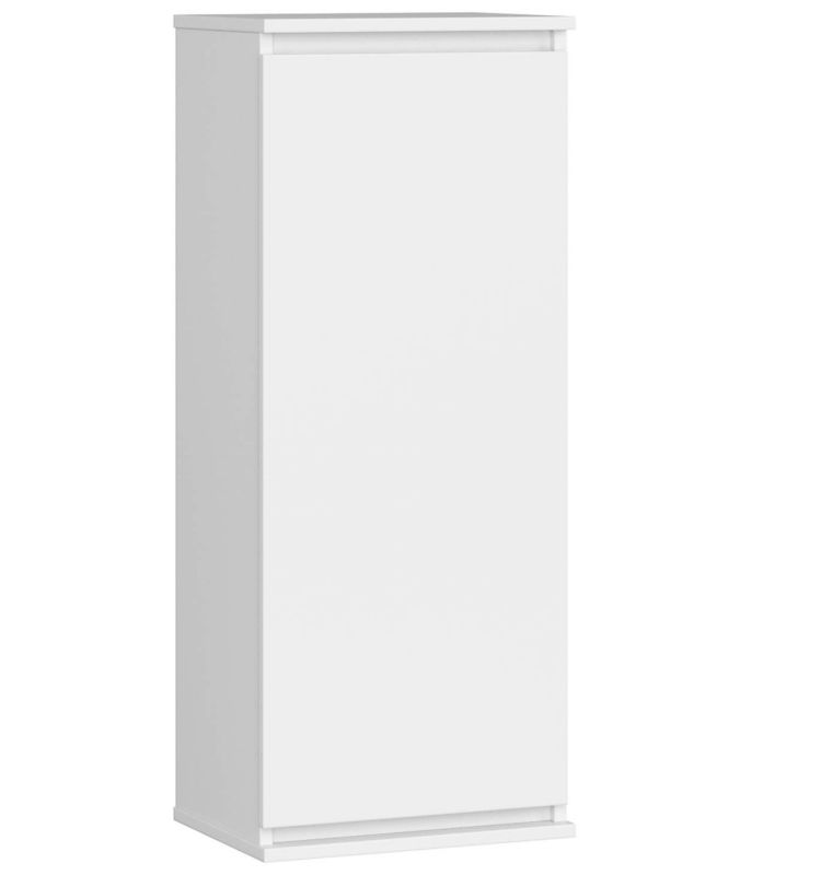 Szafka Akord W40 Biała 40 cm 1 drzwi kolor Biały mat 3 półki 40x30x99 cm 1 szt.