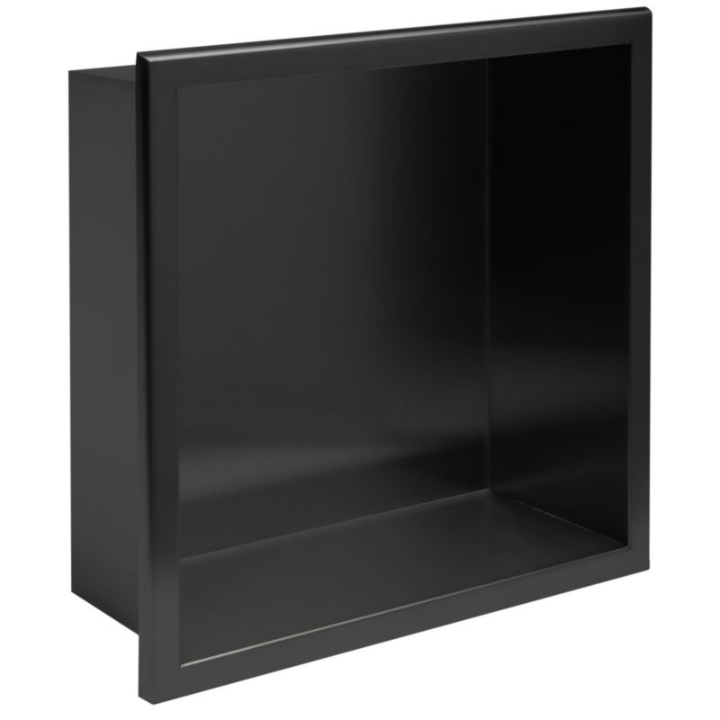 Półka Łazienkowa Wnękowa Rea Czarny 10X30X30CM 1Szt