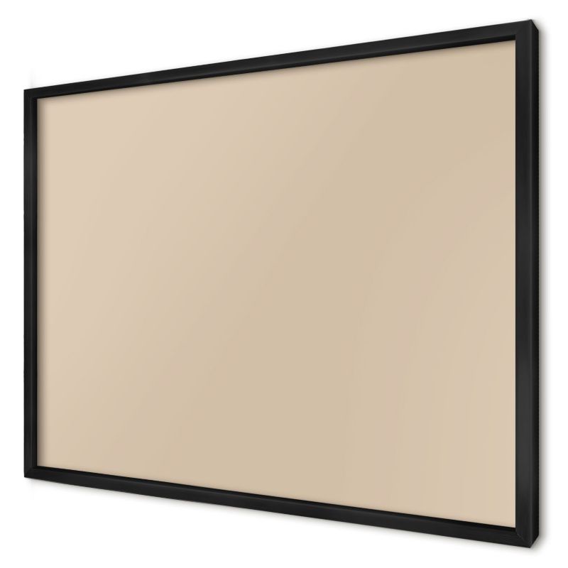 Tablica magnetyczna dekoracyjna Wallfluent 70x50 Beżowy pomarańcz w czarnej ramie 1szt
