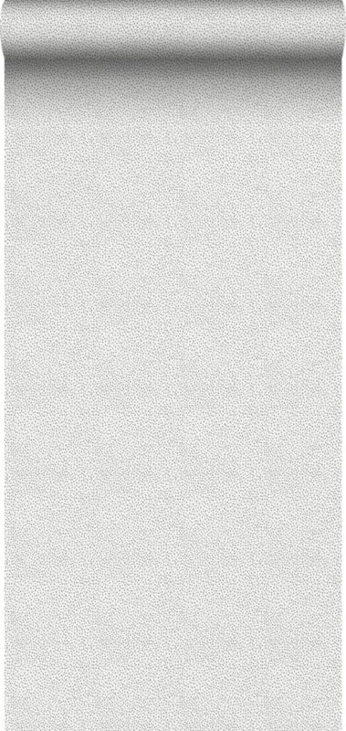 Tapeta Sanders & Sanders kropki szarym 53 cm x 10.05 m - 1 rol.