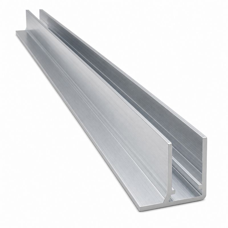 F-profil aluminiowy 2100mm PoliGreen profil wykończeniowy 8mm - 1 szt.