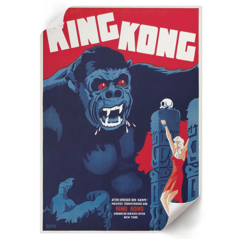 Grafika Na Ścianę ArtPrintCave 59,5x84 cm King Kong RKO Radio Pictures 1 szt.