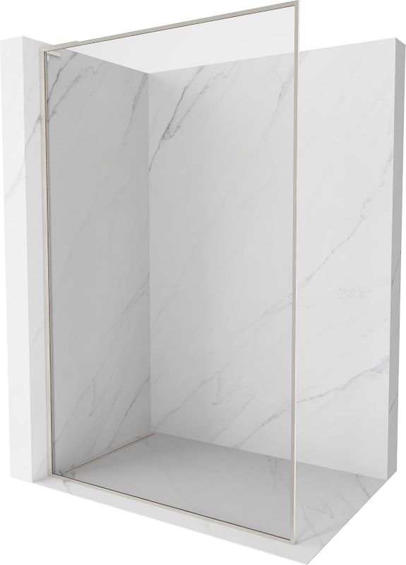 Ścianka prysznicowa walk-in Mexen Kioto-XF L nikiel szczotkowany 120x202 cm 800-120-174-97-00-XF 1 szt.