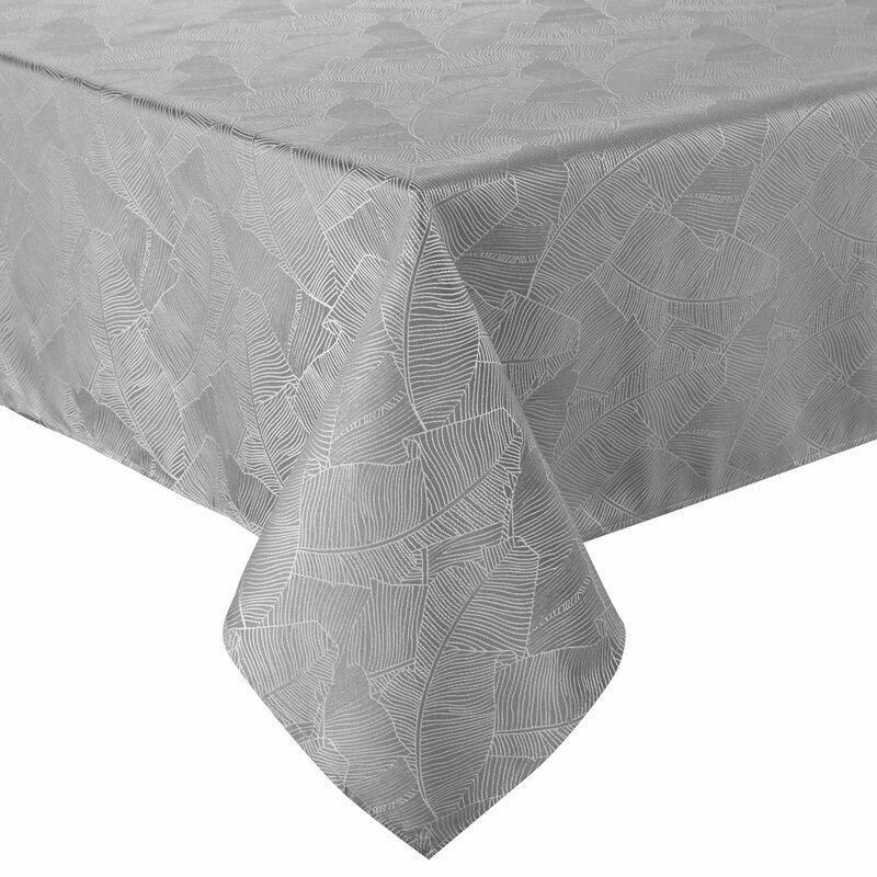 Obrus Eurofirany 140 x 180 cm srebrny Isla 1 szt.