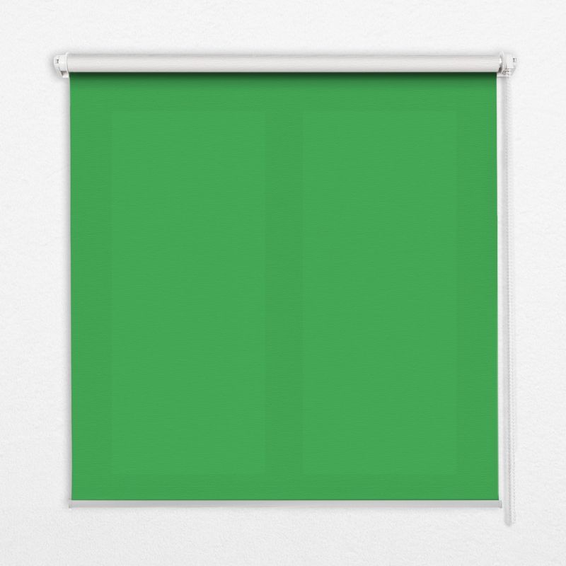 Roleta Wewnętrzna Tulup 130x140 cm Zielony Montaż do ściany/sufitu 1 szt.