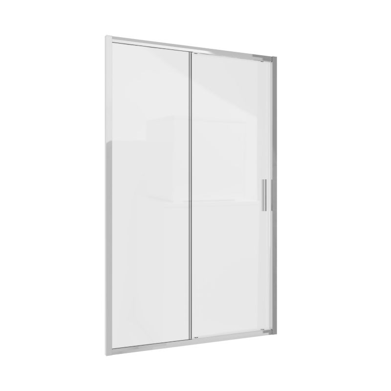Drzwi prysznicowe przesuwne Ravak Blix Slim BLSDP2 120 polerowane aluminium szkło transparent 1szt