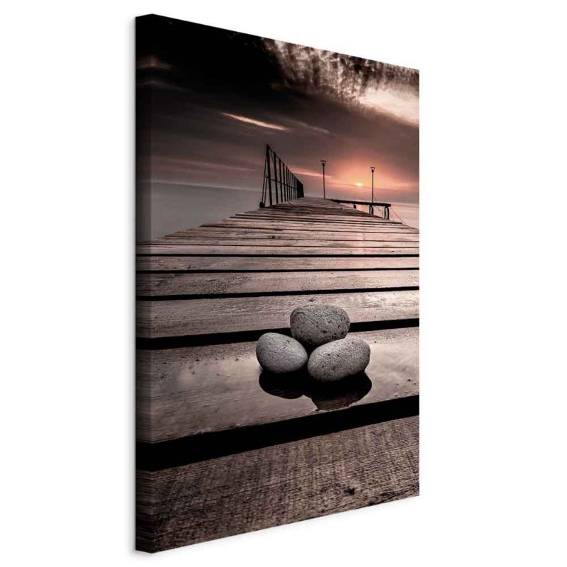 Obraz Artgeist Zachód słońca 40 x 60 cm płótno włoskie 1 szt
